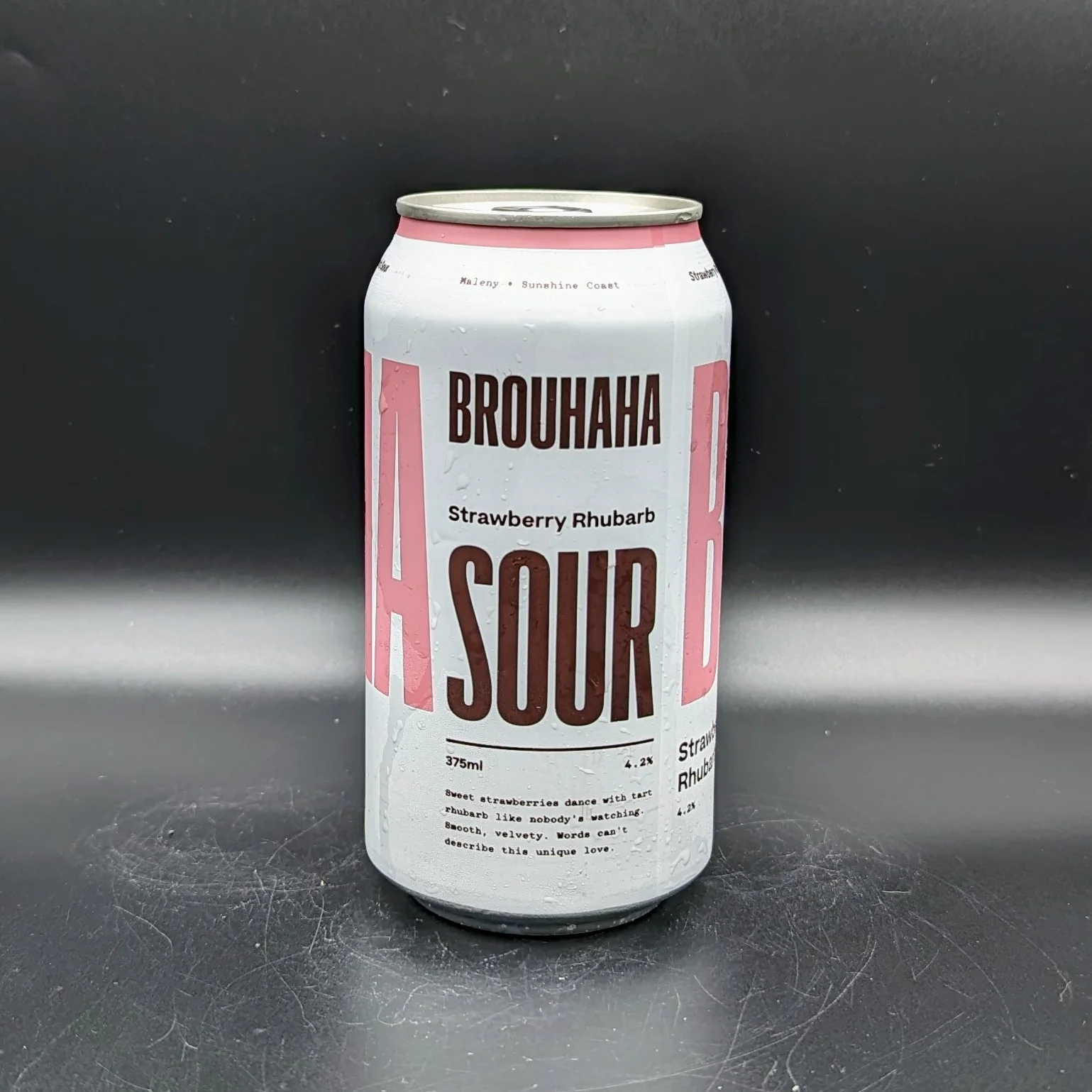 Brouhaha Strawberry & Rhubarb Sour Sgl 375ml