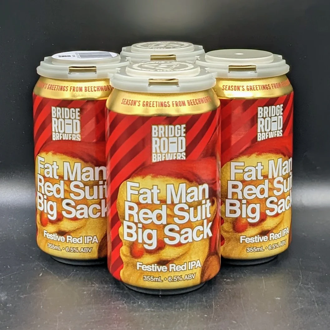 Bridge Road Brewers Fat Man, Red Suit, Big Sack. Festive Red IPA - Image 2