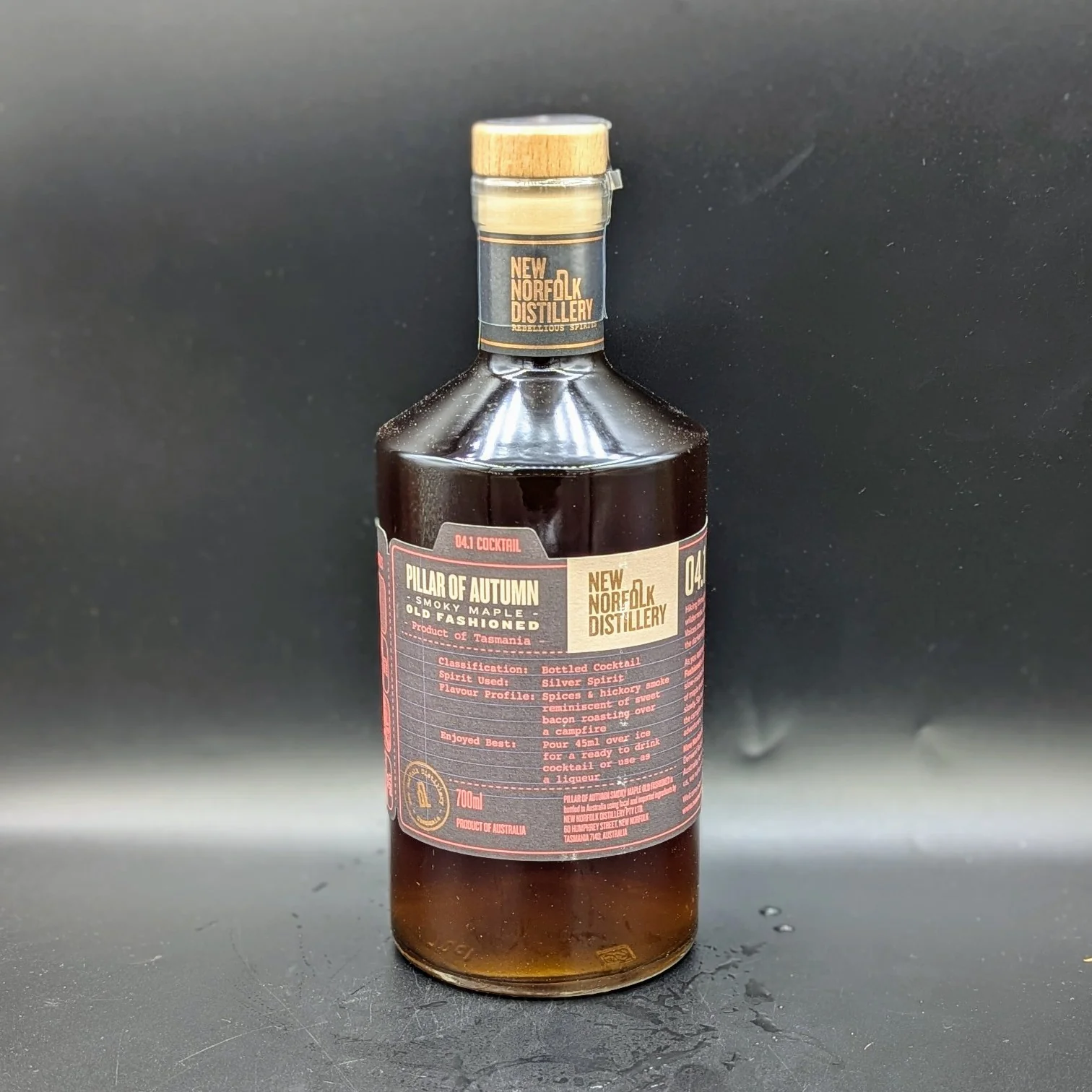 New NorfolkPillar of Autumn Smoky Maple Old Fashioned