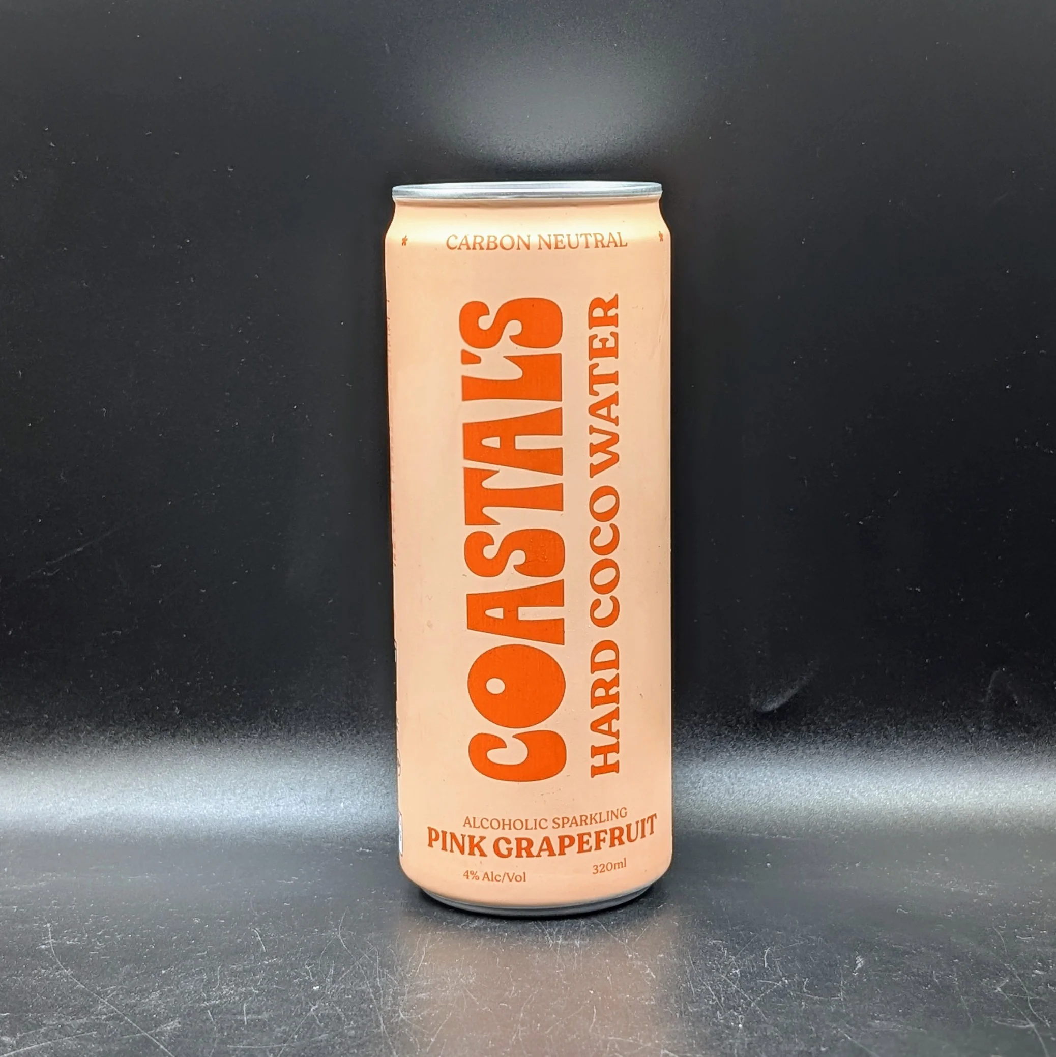 Coastals Hard Coco Water Pink Grapefruit 375ml
