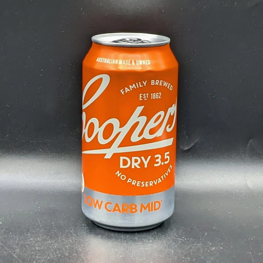 Coopers Dry 3.5% Mid-Strength Lager - Can sgl