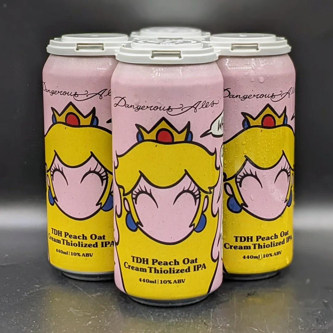 Dangerous Ales Princess Peach TDH Oat Cream Thiolized IPA - Image 2