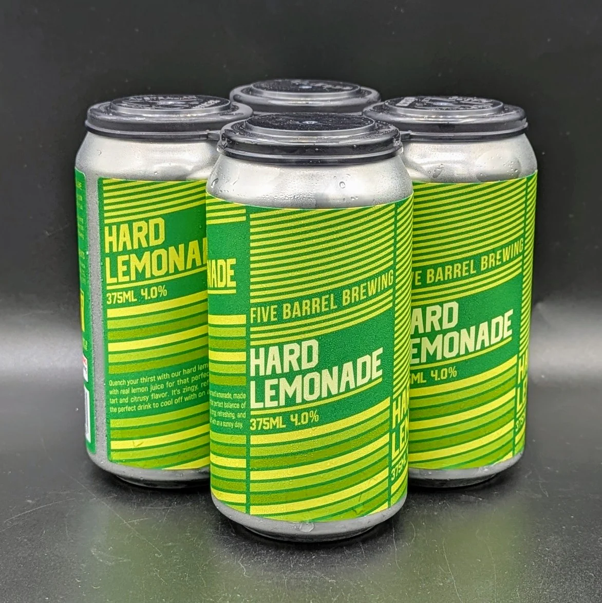 Five Barrel Hard Lemonade Can 375ml 375ml - Image 2