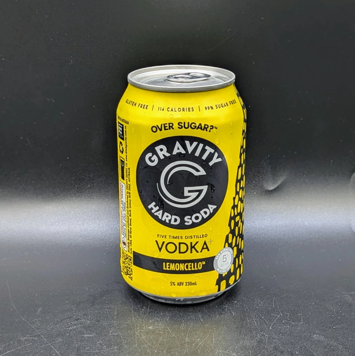 Gravity Lemoncello Hard Soda 5%