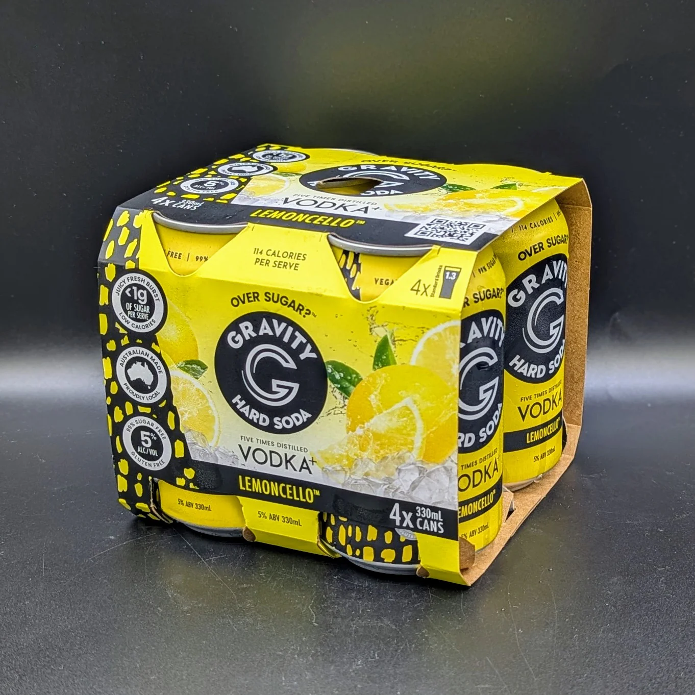 Gravity Lemoncello Hard Soda 5% - Image 2