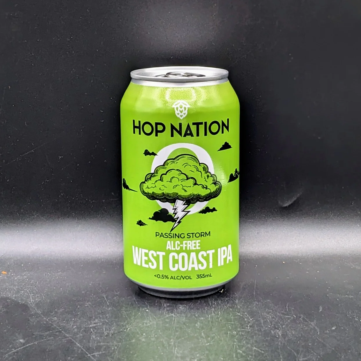 Hop Nation Passing Storm Alcohol Free West Coast IPA