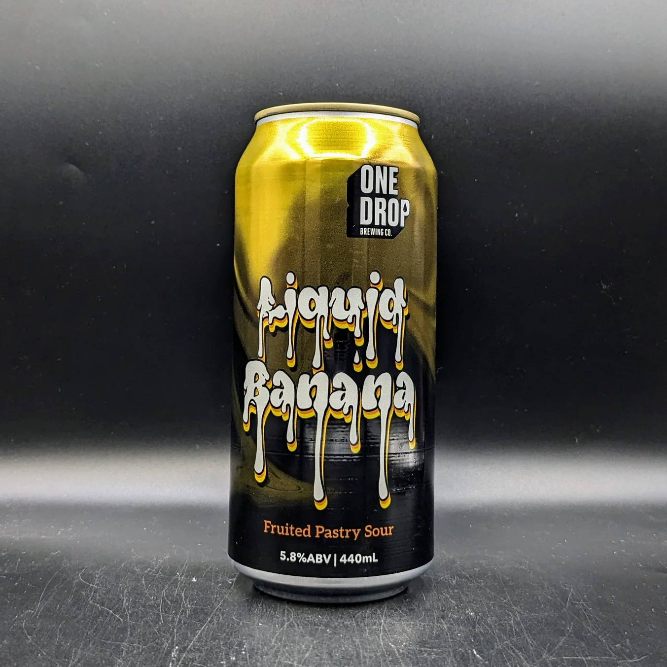One Drop Liquid Banana Fruited Pastry Sour Can Sgl