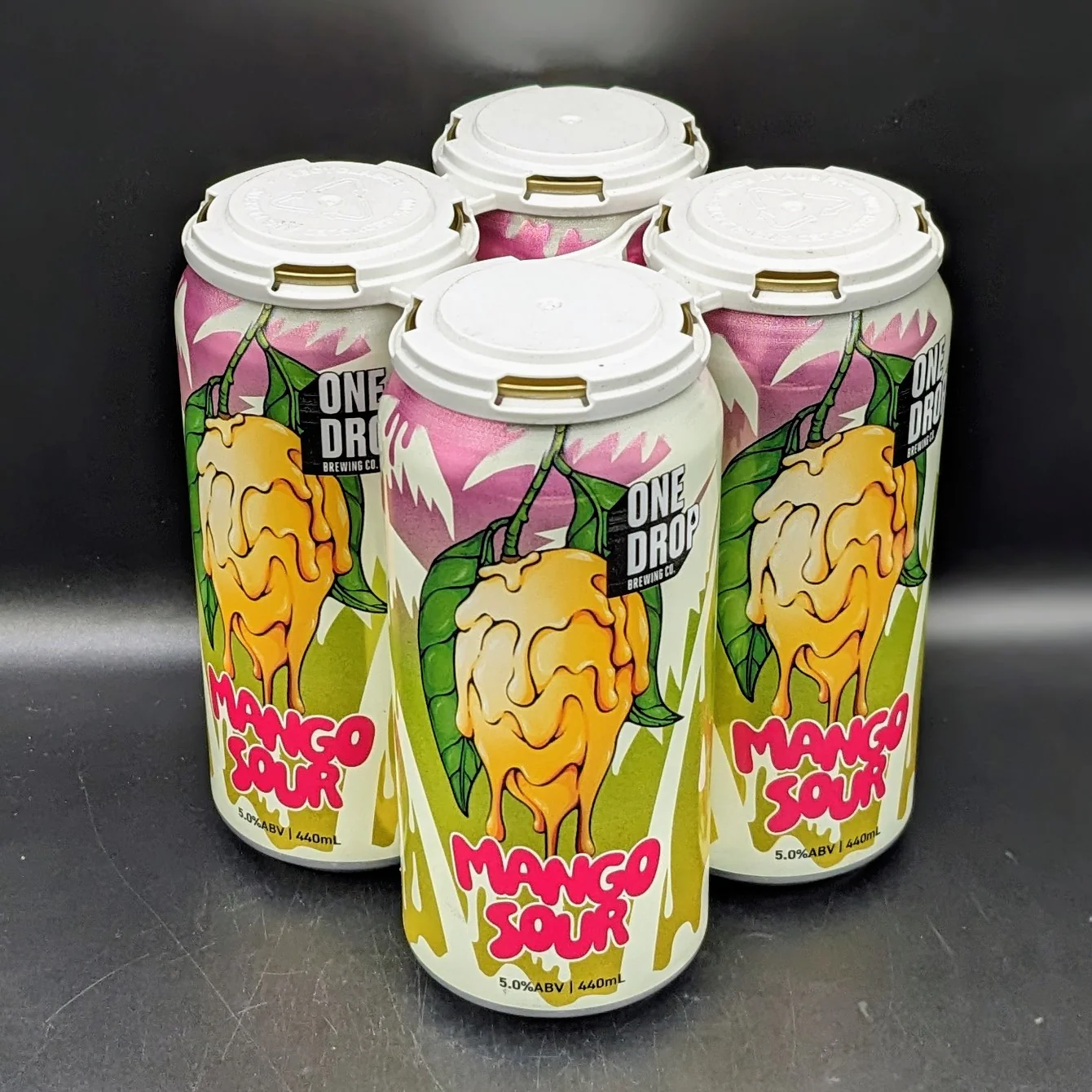 One Drop Mango Sour 375ml Can - Image 2