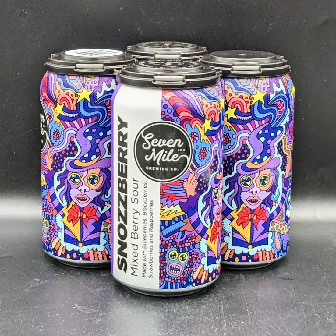 Seven Mile Snozzberry Mixed Berry Sour Can Sgl - Image 2