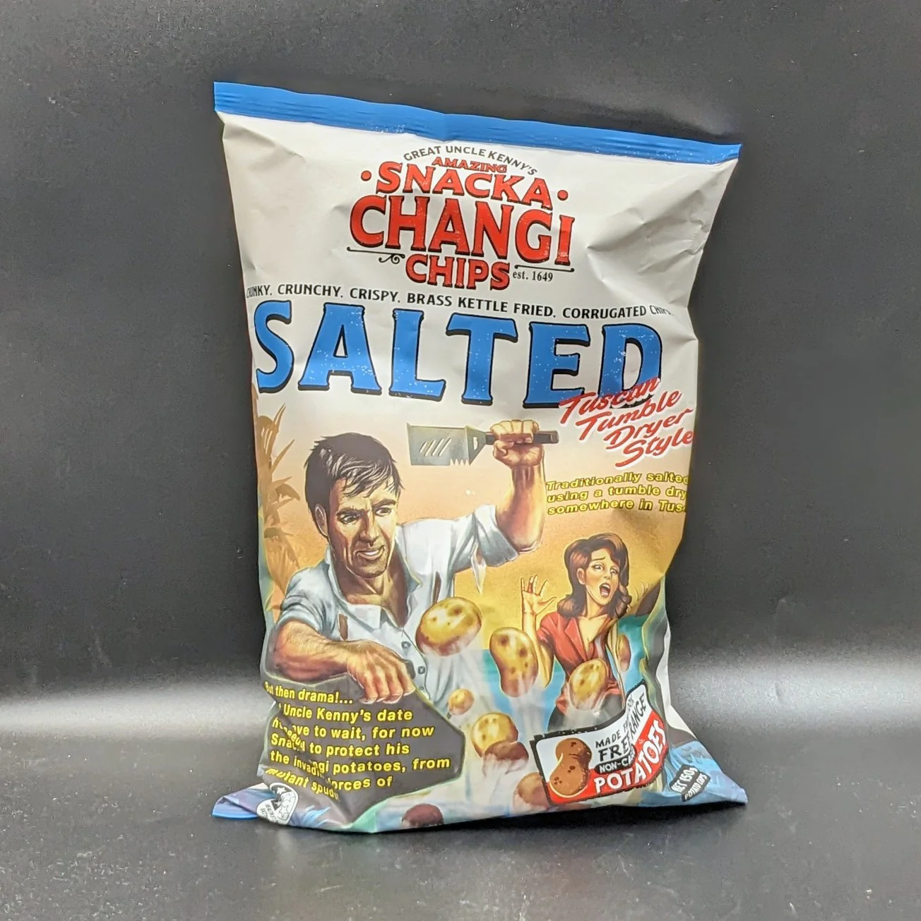 SnackaChangi Salted Chips 150g